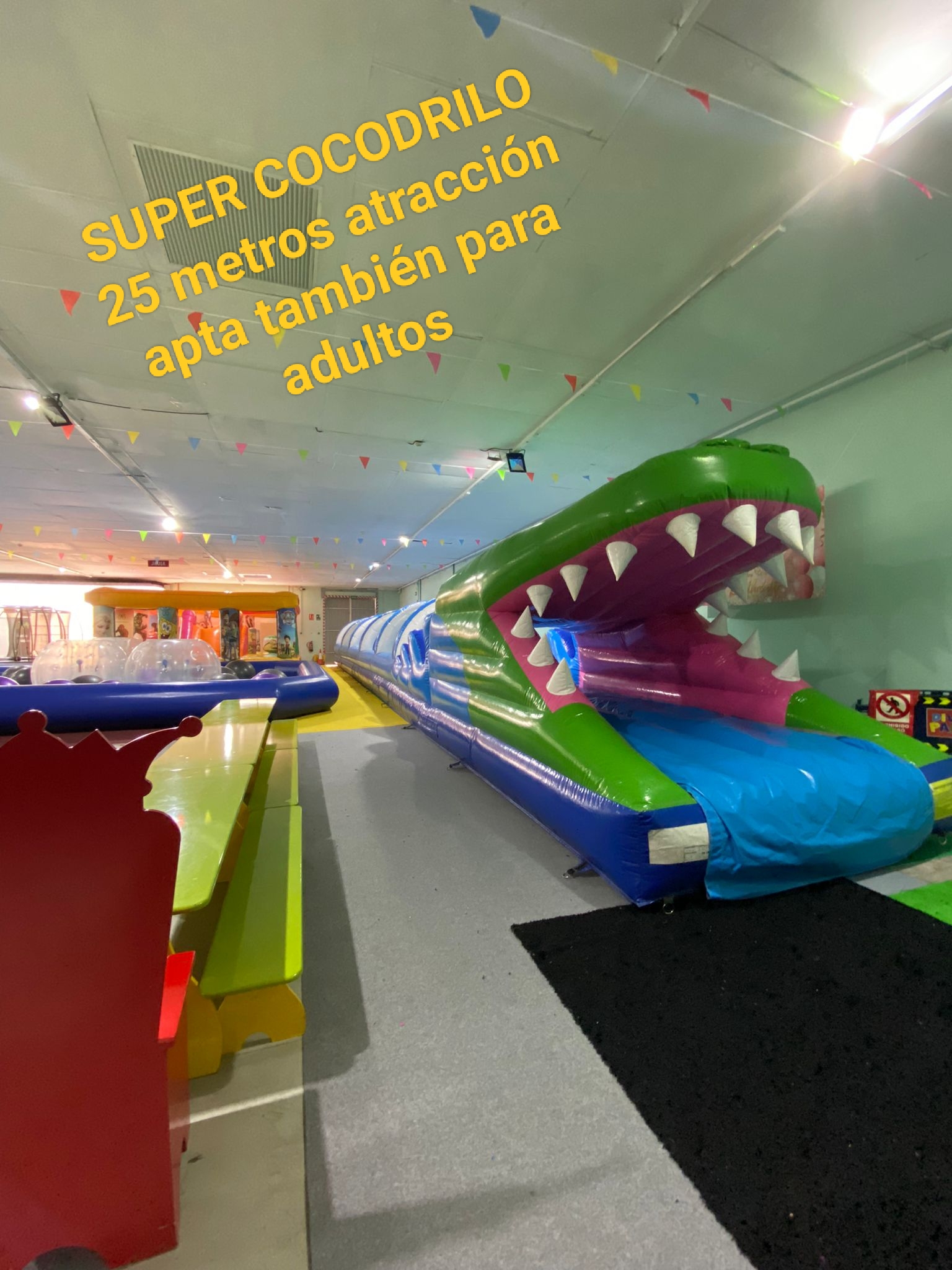 Super cocodrilo 25 metros