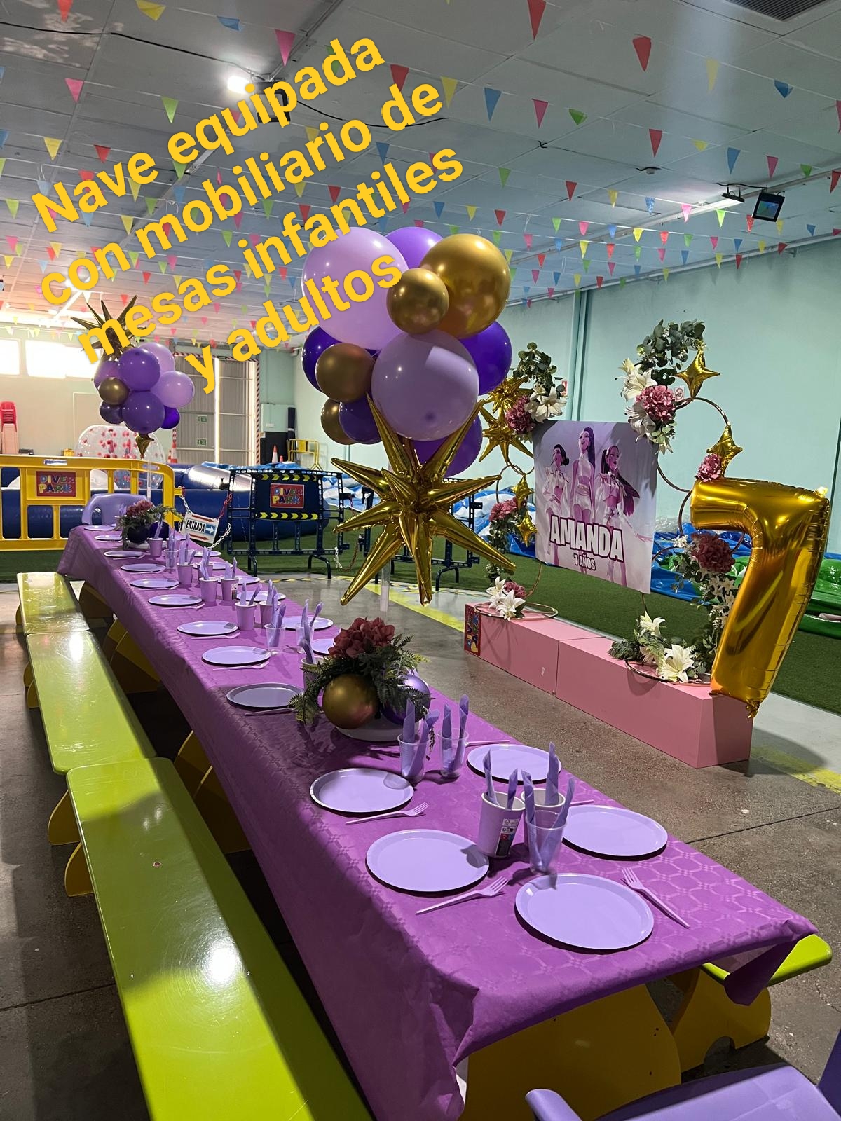 Nave equipada con mobiliario